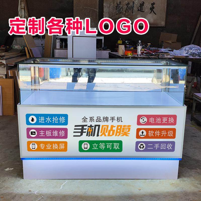 新款手机柜台展示架华为荣耀vivo小米前开展示柜苹果二手机展示柜