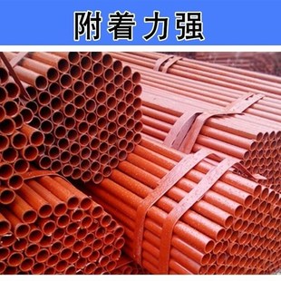 建筑钢管水漆架子管脚手架漆水性快干防锈漆中黄铁红灰色大红