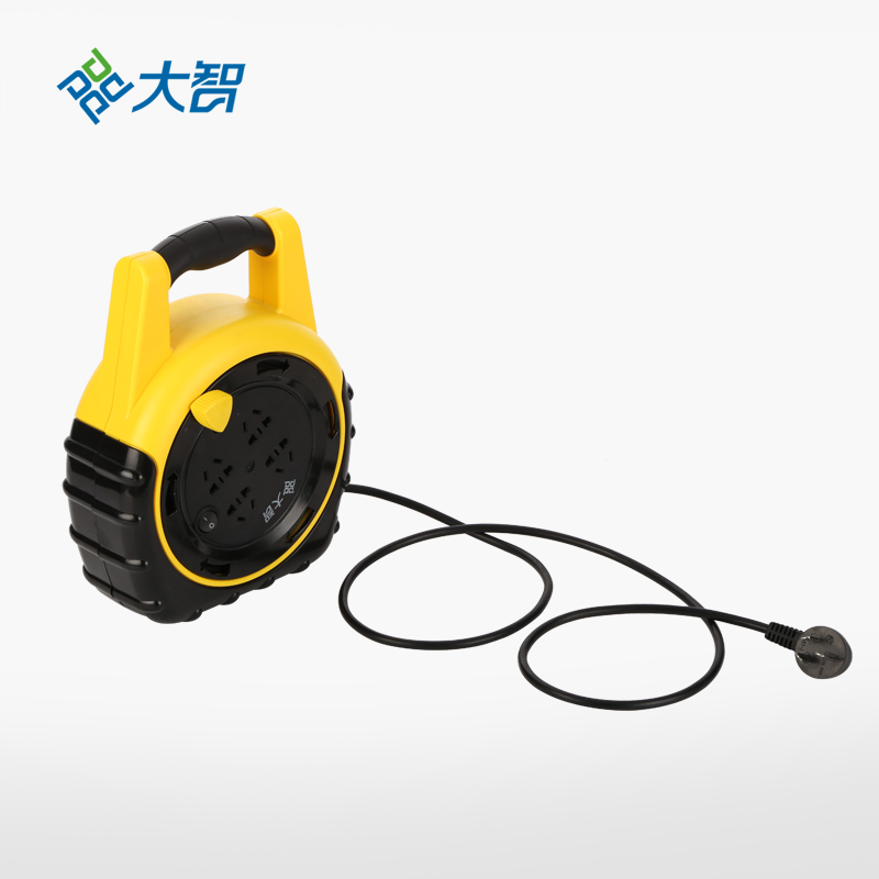 插座卷线盘线轴拖线盘家用工程式电缆卷盘线盘1米线蜗牛线盘