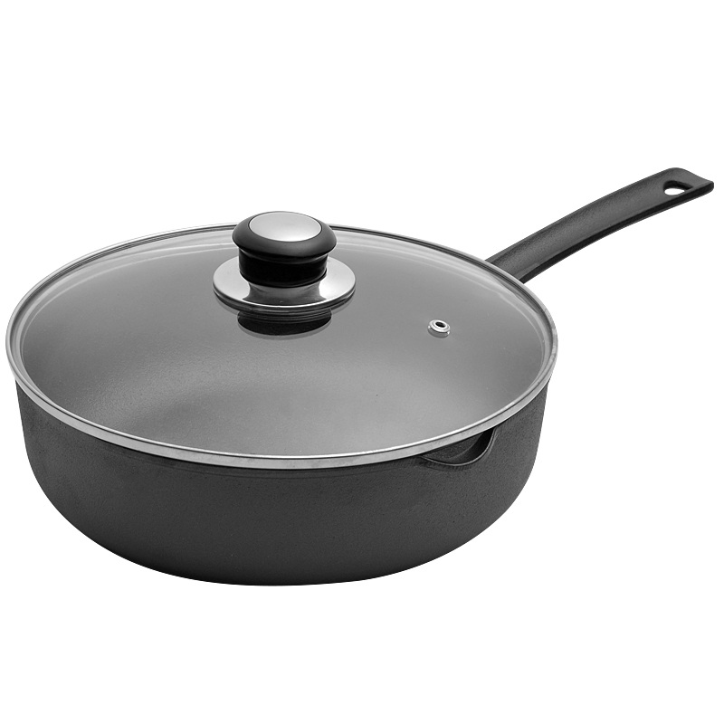 小幸福 铸铁小汤锅单身纯铁小炒锅生铁家用无涂层奶锅单身多用锅