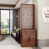 新屏风客厅入户玄关进门客厅遮挡现代镂空装 饰柜靠墙