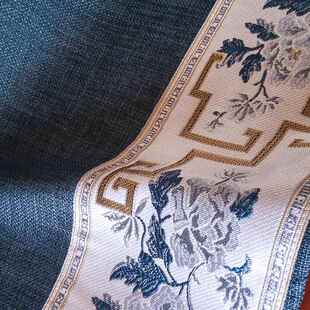 书法中式书桌布长方形棉麻台布布艺茶桌垫布学习桌餐桌布