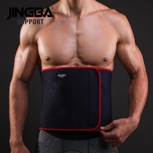 甄选JINGBA 暴汗护腰 瑜伽跑步腰带户外运动健身加宽束腰护具厂家
