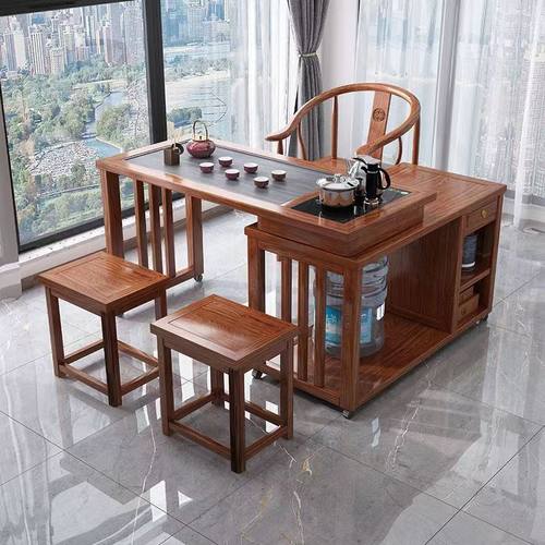 实木茶桌茶台小户型阳台