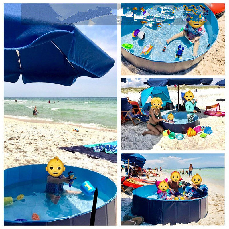 耐磨耐晒免充气狗猫洗澡池儿童沙滩玩水池金毛宠物游泳池,玩具/童车/益智/积木/模型,戏水/玩沙玩具,淘宝优惠券,粉丝福利购,淘宝优惠卷