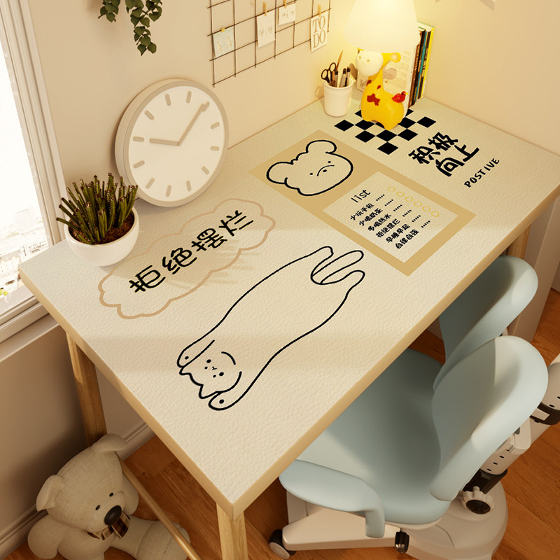 儿童学习桌桌垫硅胶桌布环保护眼小学生桌垫写字台防水裁剪,居家布艺,办公桌垫,淘宝优惠券,粉丝福利购,淘宝优惠卷