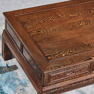 王木匠 新款鸡翅木沙发 冬夏两用红木家具小户型中式三人位