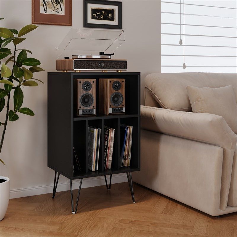 山喜宅造黑胶唱片柜实木功放柜音响柜杂志柜中古沙发边柜角柜,住宅家具,角柜,淘宝优惠券,粉丝福利购,淘宝优惠卷