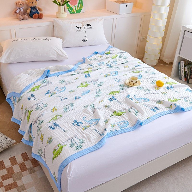 儿童六层纱布夏j凉被盖毯夏季毛巾被子婴儿宝宝夏季薄午睡毯子,床上用品,休闲毯/毛毯/绒毯,淘宝优惠券,粉丝福利购,淘宝优惠卷