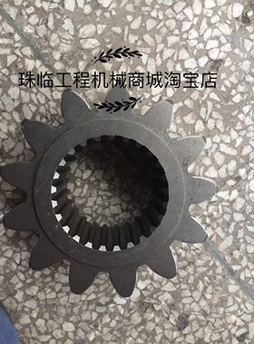 现代R210-5g/215-7-9/225-7-9挖掘机勾机钩机旋转回转马达立轴齿