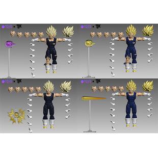 新品订黑洞TK联名战损贝吉塔3.0魔人贝吉塔shf可动模型手办