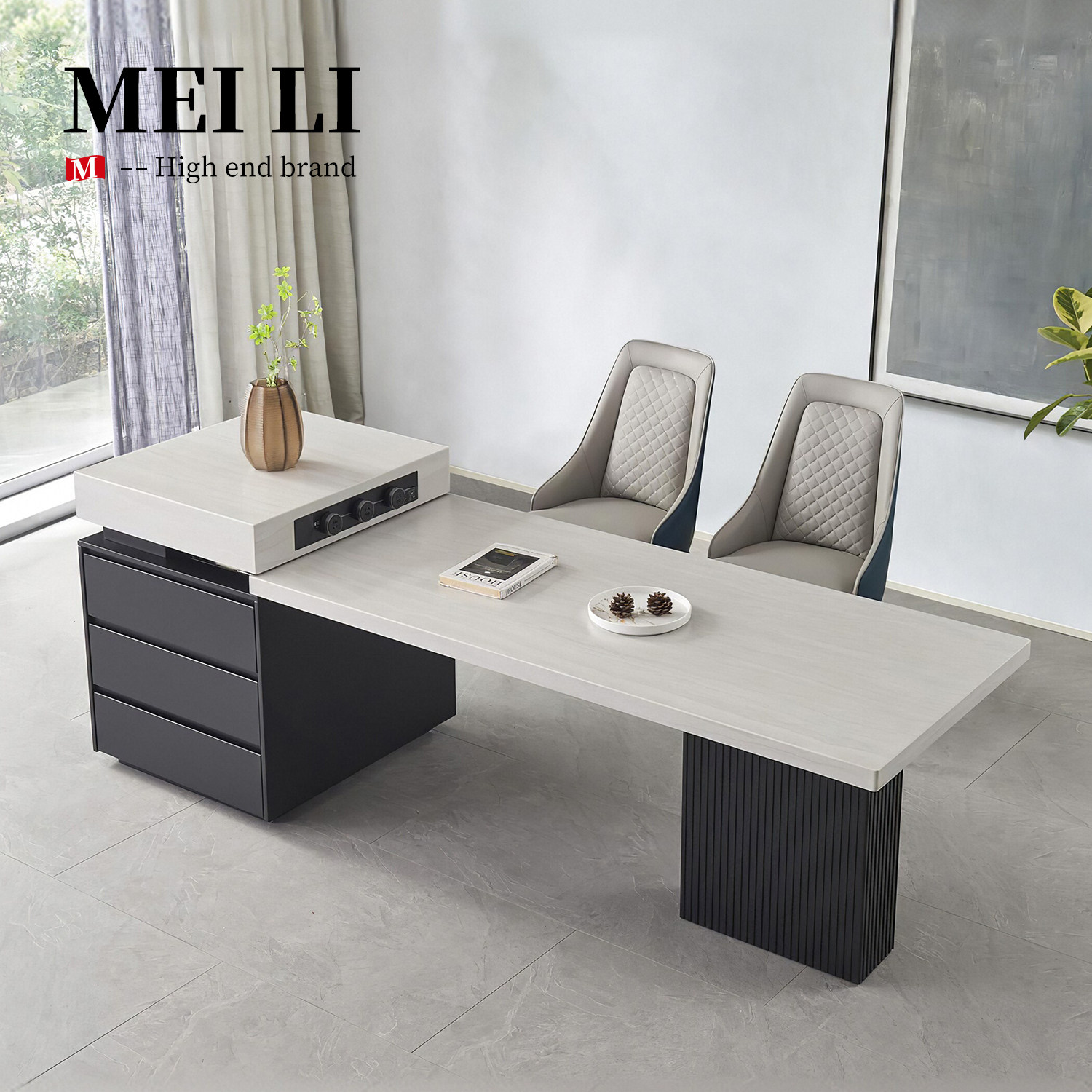 媚丽空间现代简约餐桌白色岛台客厅家用多功能吃饭桌子轻奢高级感,住宅家具,岛台,淘宝优惠券,粉丝福利购,淘宝优惠卷