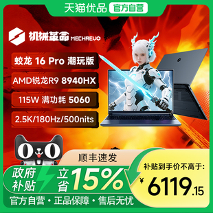 【政府补贴15%】机械革命 蛟龙16Pro 潮玩版 R9-8940HX 5060 16英寸学生商务办公笔记本电脑电竞游戏本