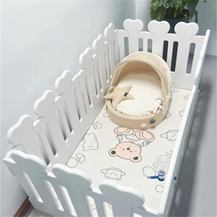 QTA狗笼e子自由组装室内宠物围栏狗栅栏狗窝中小型犬狗围栏狗护栏