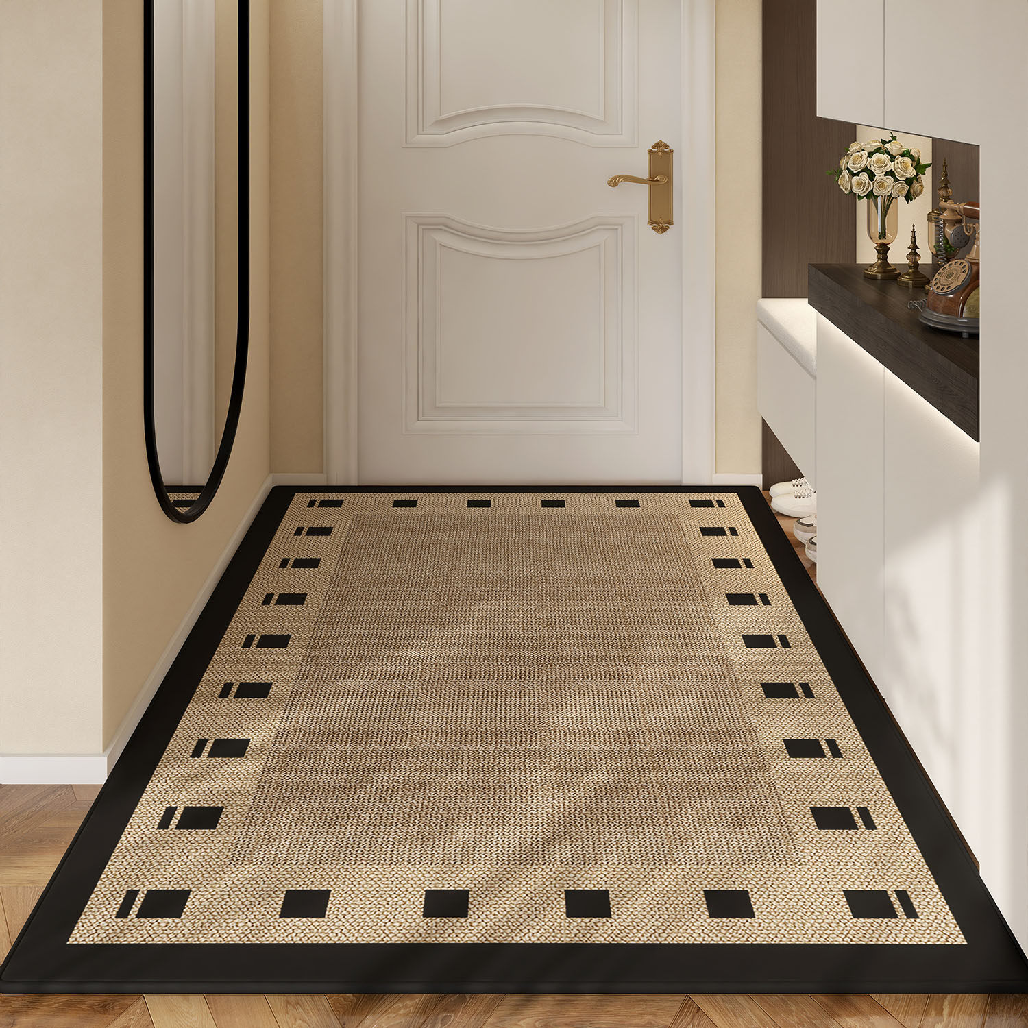 入户门地毯20g24新款进门高级感脚垫进门门口可裁剪玄关耐脏防滑,居家布艺,入户地垫,淘宝优惠券,粉丝福利购,淘宝优惠卷
