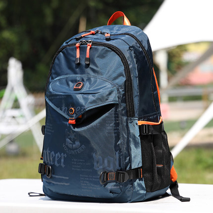 2023新款休闲双m肩包男15英寸笔记本电脑包大容量旅行背包学生书