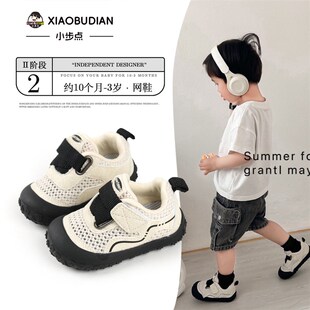 宝宝学步鞋网鞋婴儿鞋夏季新款女宝鞋子男M宝透气机能鞋幼儿小童