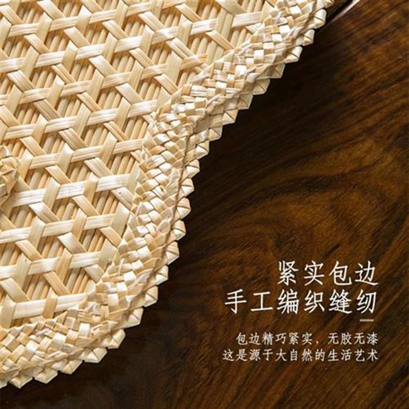新疆包邮手编h蒲扇老式夏季编织芭蕉扇大蒲扇大扇子麦秆手工团扇