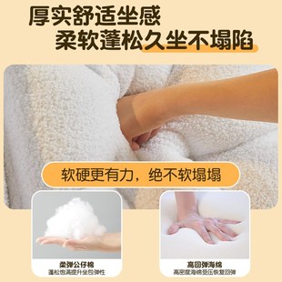 人类狗窝懒人沙发可躺可r睡榻榻米床单人卧室小沙发床边靠背窝窝