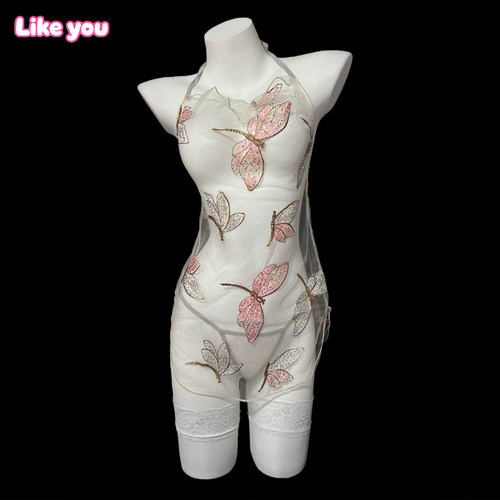 Like You内衣女纯欲性感尺度大睡衣蕾丝角色扮演睡裙约会诱惑qqny