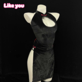 LikeYou性感旗袍高开叉床上性感q趣衣服qqny内衣成人情侣诱惑纯欲