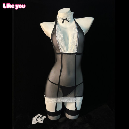 Like You性感qqny禁欲系透视纯欲暴露蕾丝睡裙女夏尺度大诱惑约会