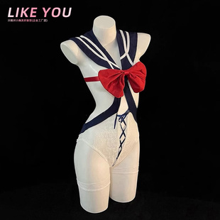Like You小胸款性感内衣女纯欲风JK制服诱惑qqny小胸聚拢水手服装