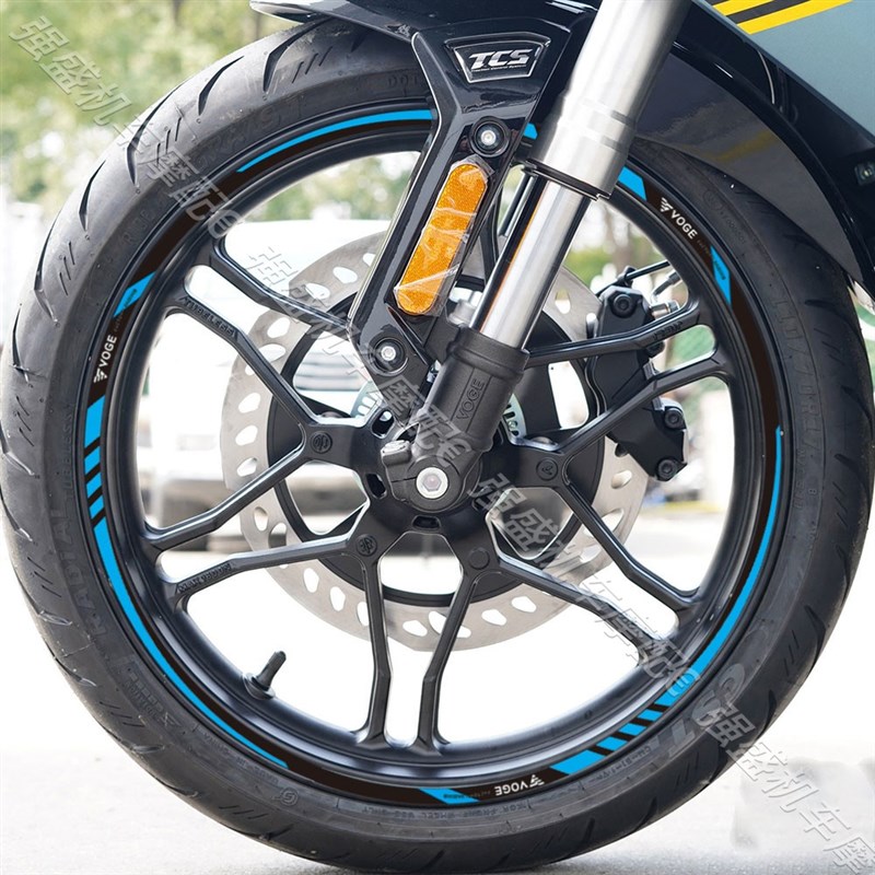 适用无极250/300RR /300AC反光轮毂贴纸改装车轮内圈贴花防水配件