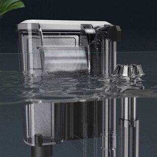 鱼缸过滤制氧一体机净水循环三合一水泵小壁挂式小型瀑布养鱼系统