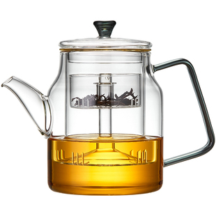 玻璃蒸煮茶壶耐高温加厚电陶炉烧水壶明火家用泡茶壶茶具套装