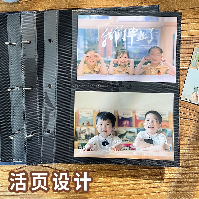 大容量相册本纪念册插页式diy6寸宝宝成长记录册5寸儿童家庭影集
