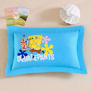 通用全棉 12岁幼儿园宝宝枕头午睡四季 儿童枕套卡通太空人小孩3