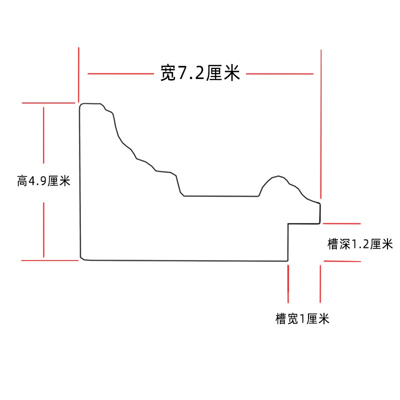 现代简约小黑方框油画框古典实木简约现代装裱油画水彩照片摄影