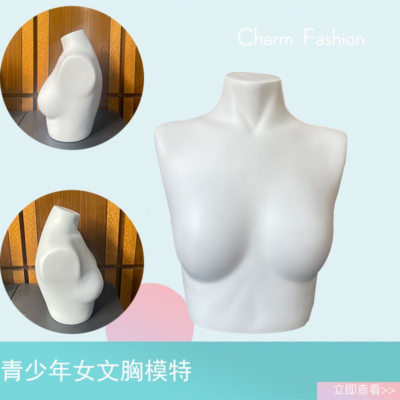 少女内衣文胸模特道具青少年半身D模特架子臀模橱窗展示泳装胸罩