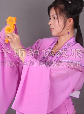 古装小宫装花旦服装戏曲服装小旦小姐衣服装越剧黄梅戏258紫色