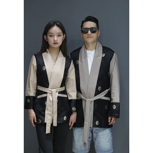 2021新款藏装外套男春夏中长民族风藏服女上衣秋休闲情侣装西藏服