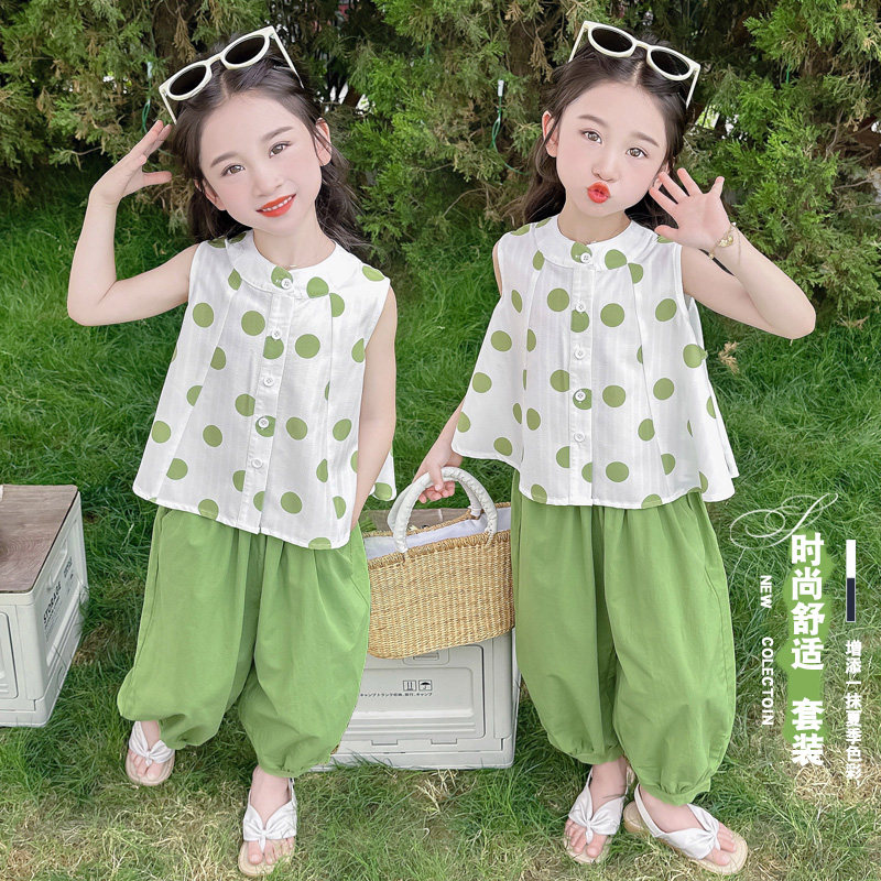 女童套装夏季2024新款洋气儿套装
