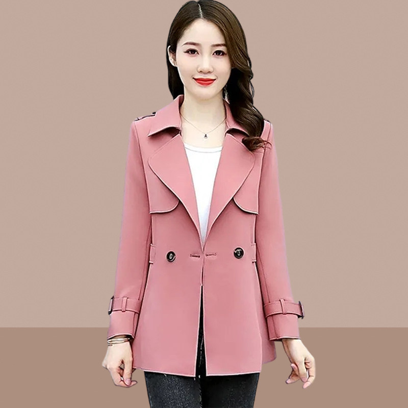 风衣外套女士2024春秋新款大衣中长款小个子上衣爆款女装薄款大码图片