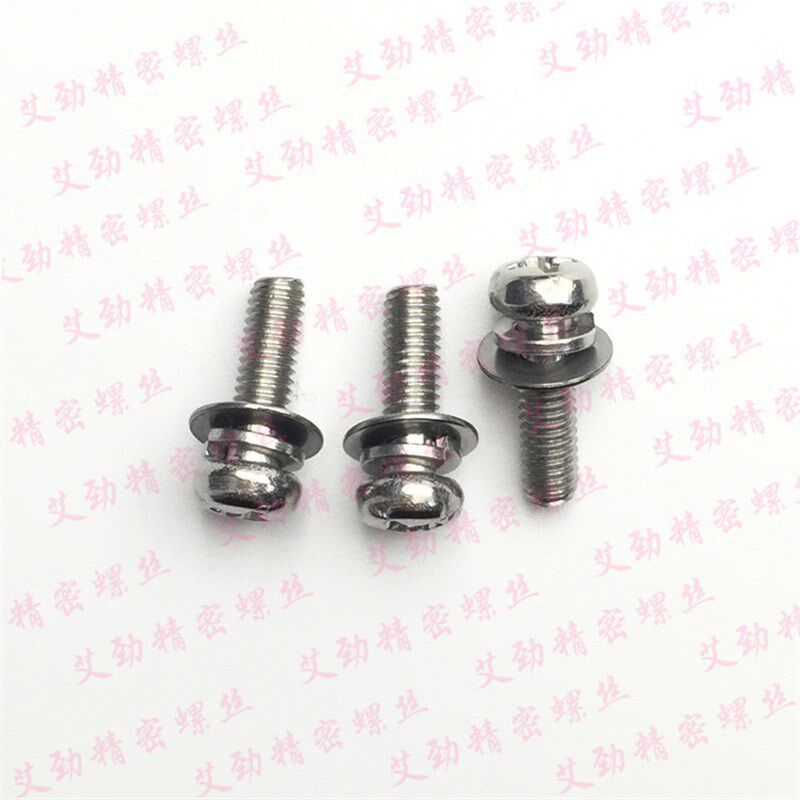 不锈钢三组合螺丝M3*12/千 三组合螺钉m3x12 螺钉 m3车模螺丝m1.4