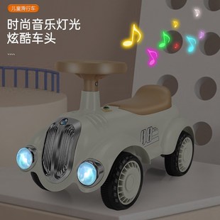 儿童平衡车1一3岁宝宝学步车婴幼Q儿无脚踏男女小孩四轮滑行溜溜