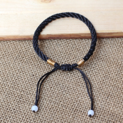 手工编织幸红绳手链情侣学生韩版约许愿手绳一对闺蜜男女款个性