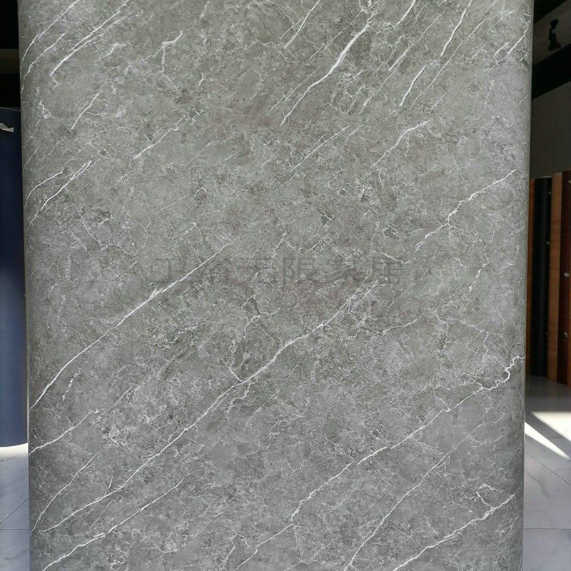 加厚防水PVC仿大理石贴纸家具橱柜翻新波音软片展柜改色膜家私宝