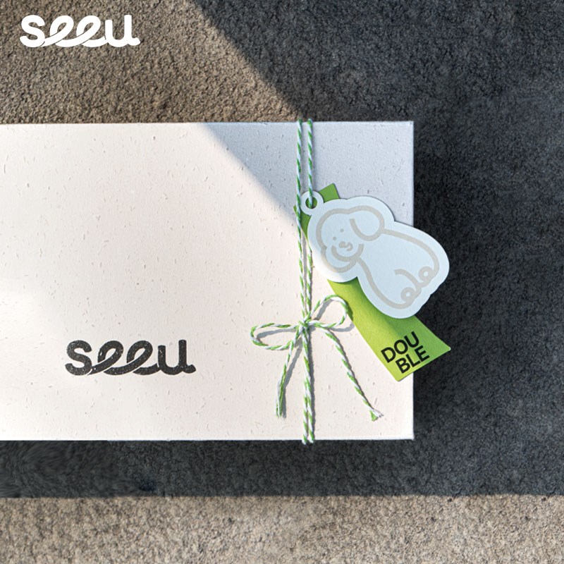 seeu周边丨双杯礼盒小狗情侣马克杯咖啡杯组合装创意中秋节日礼物