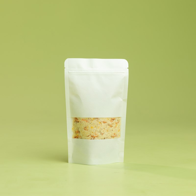 森行鸡肉绒蛋黄磷虾冻干搭配50g 成猫幼猫拌粮营养泡水营养通用