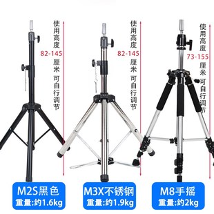 美发头模支架三脚架假发专用模特头抿嘴哥假人头理发店练习落地架