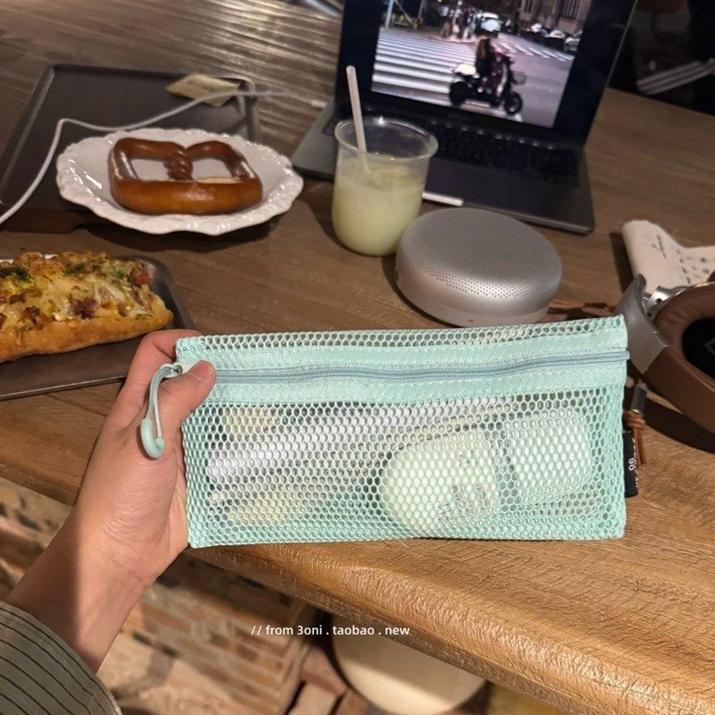 bee须拿下~蜂窝氧气!学生装笔袋也适用于女生化妆刷眉笔收纳袋,收纳整理,其他收纳袋,淘宝优惠券,粉丝福利购,淘宝优惠卷