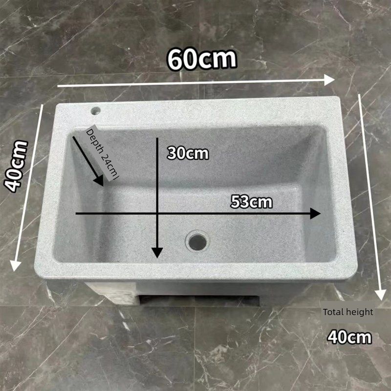 石英石拖把池抗污阳台拖把池室外防晒水槽浴室加厚集成拖把池,家装主材,拖把池,淘宝优惠券,粉丝福利购,淘宝优惠卷