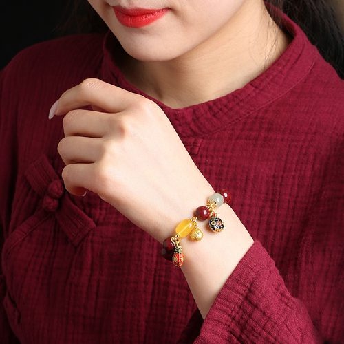 十八籽紫砂吞金兽轻奢潮流时尚新款手串男女款送礼