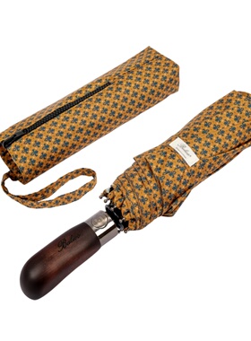 2025新款英国Balios雨伞双层实木手柄商务高端伞送礼自动雨伞男士