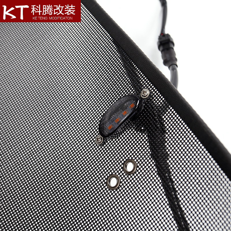 普拉多中网射灯兰德酷路泽霸道LED中网小黄灯全系列 改装专用配件